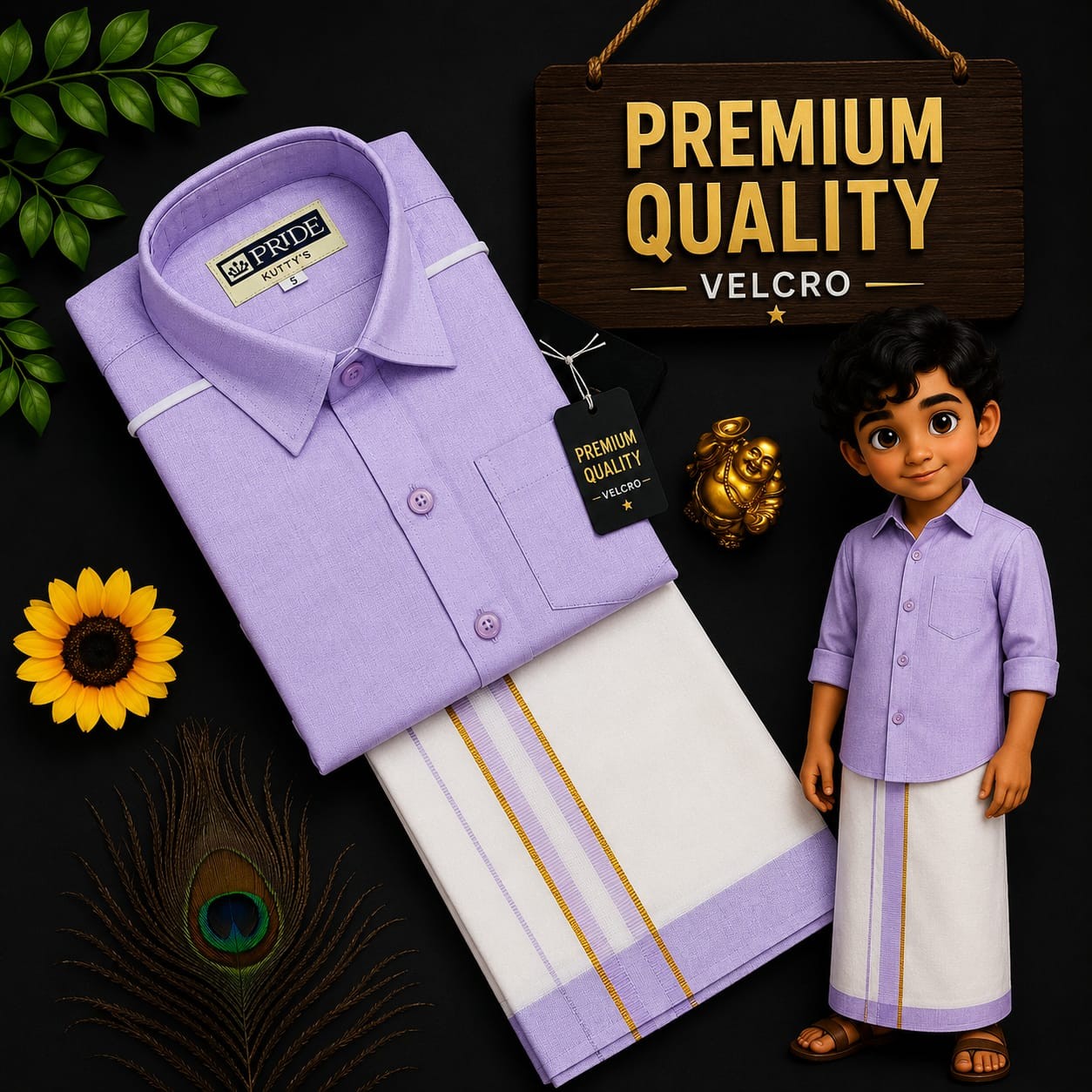 Kids Dhoti Shirt