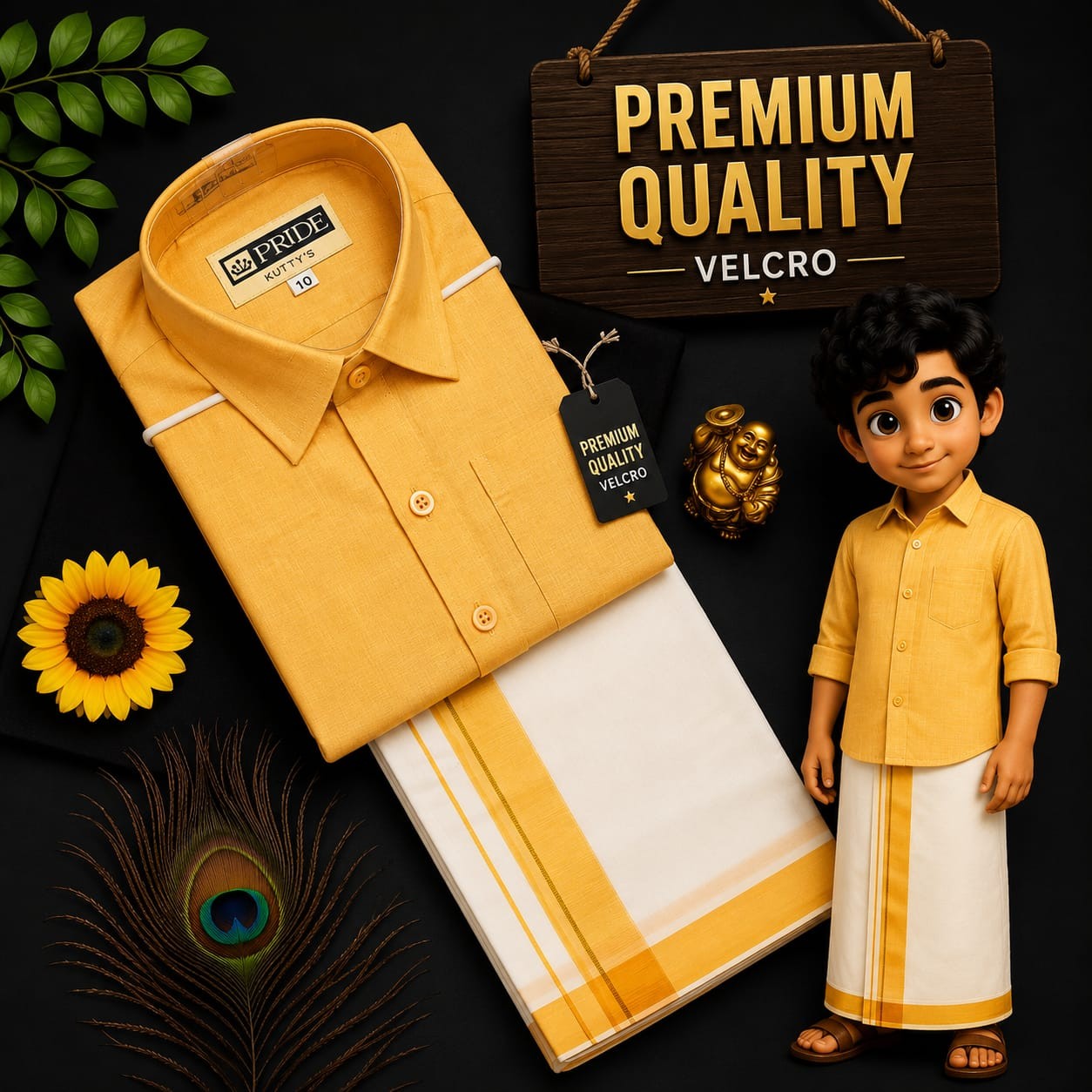 Kids Dhoti Shirt