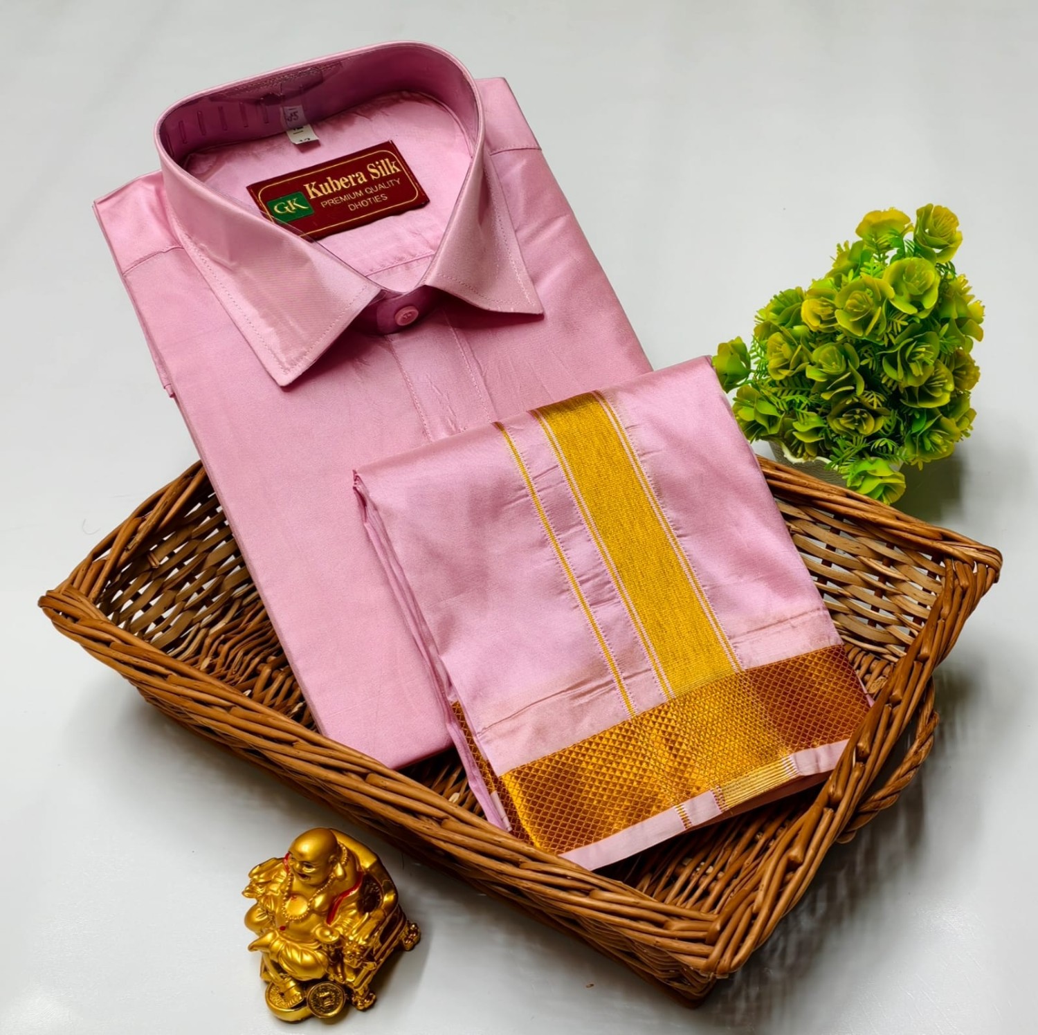 Pattu Dhoti Shirt
