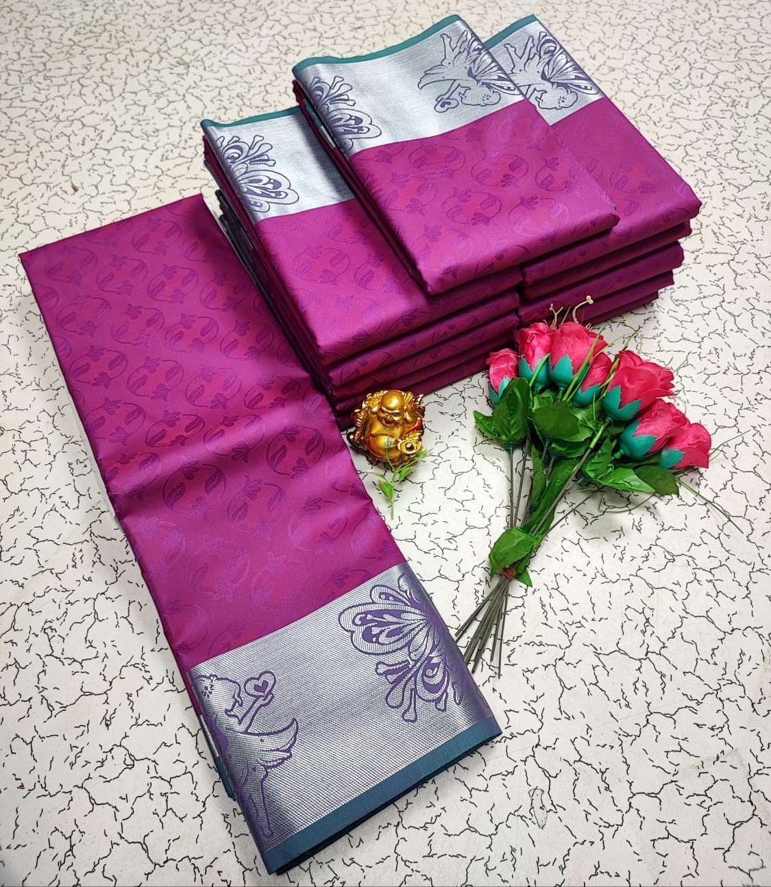 3D Embossed Pattu