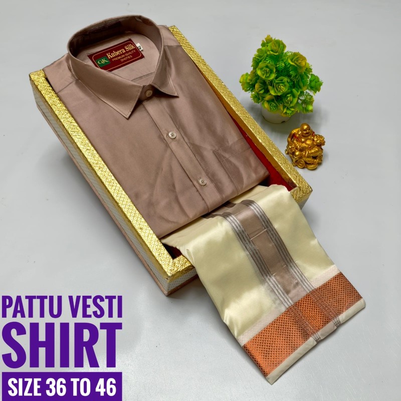 Pattu Dhoti Shirt