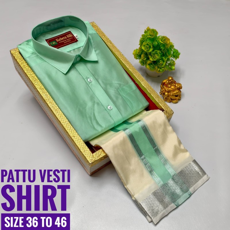 Pattu Dhoti Shirt