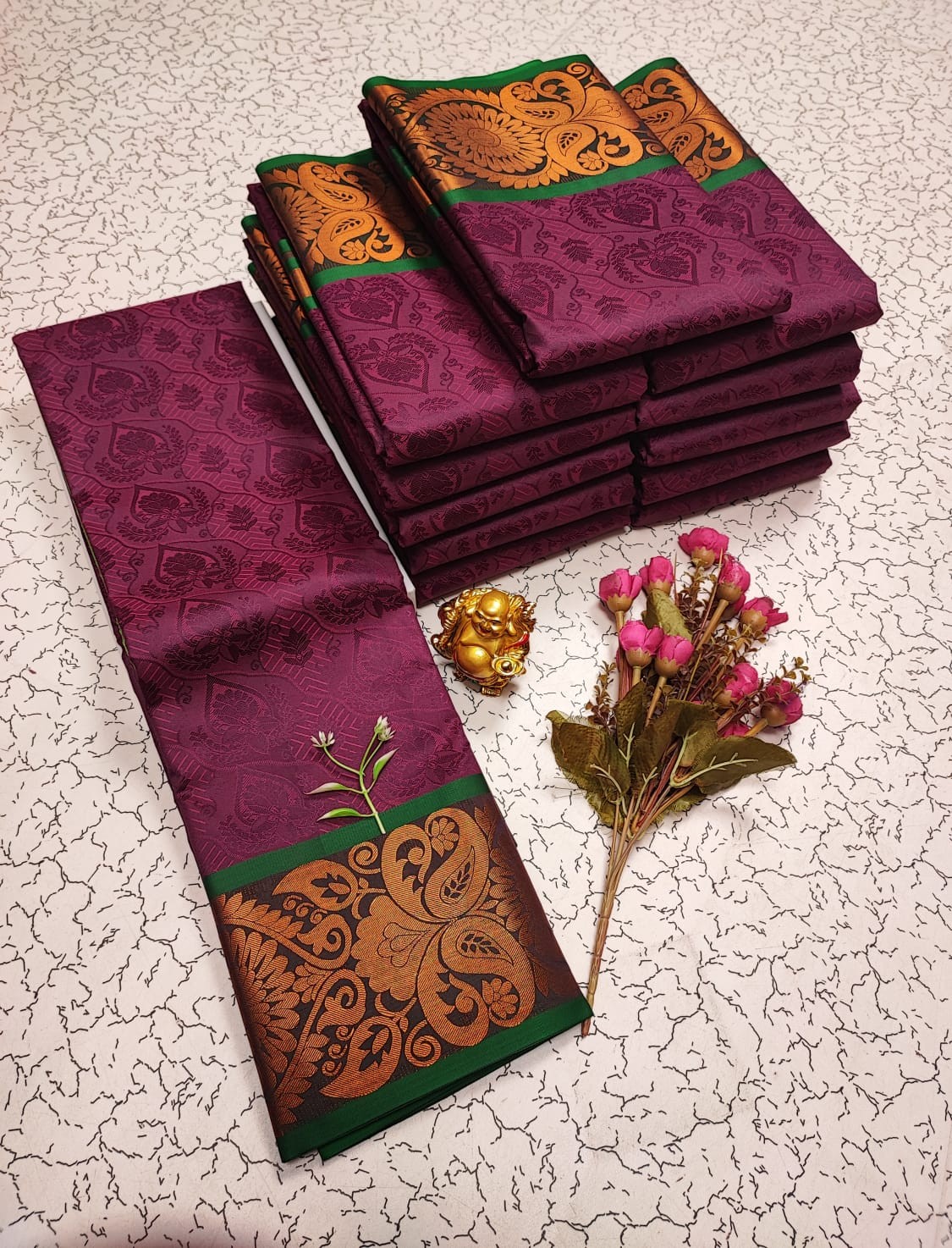 3D Embossed Pattu