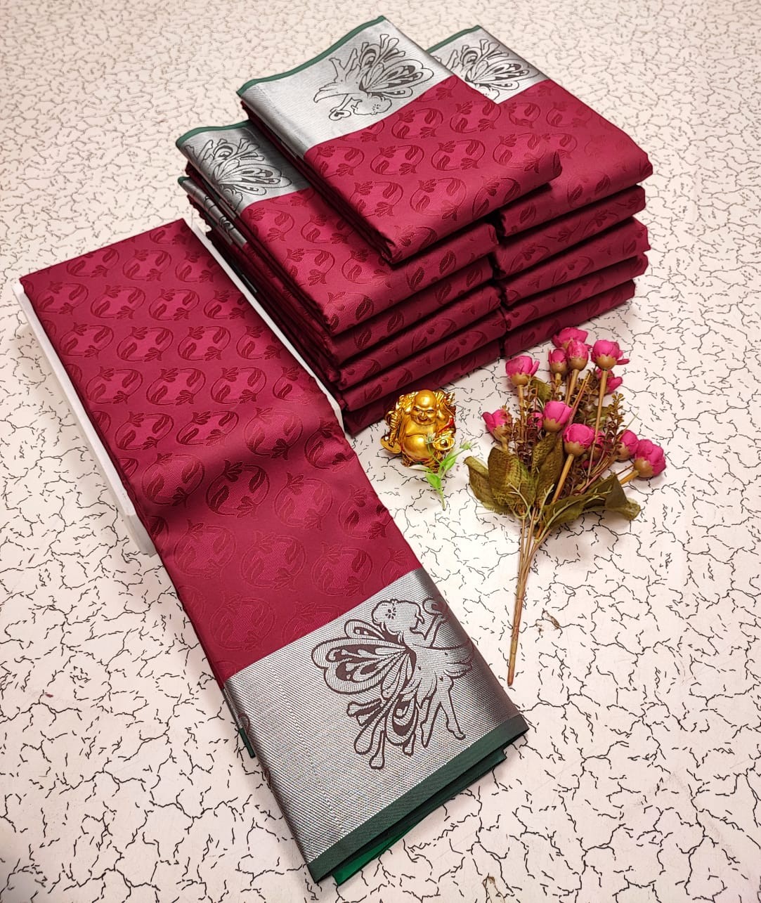 3D Embossed Pattu