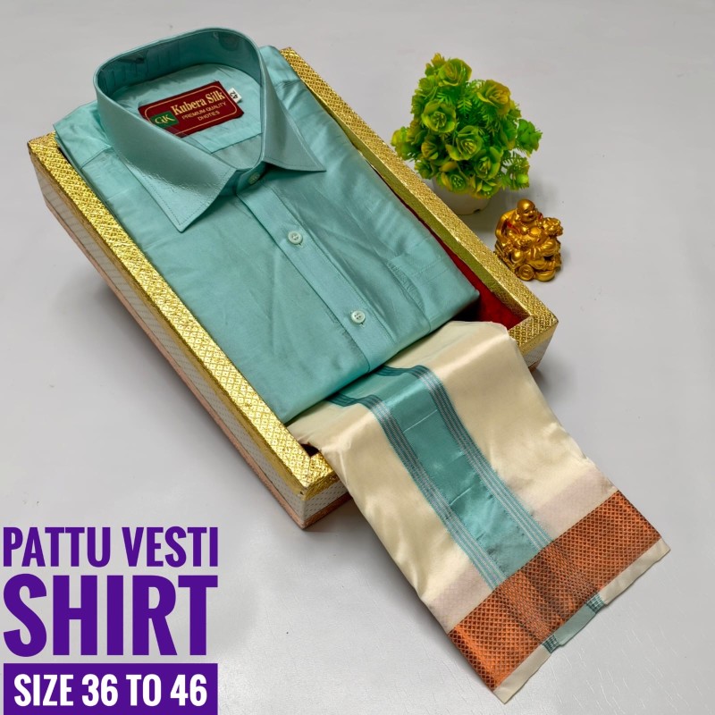 Pattu Dhoti Shirt