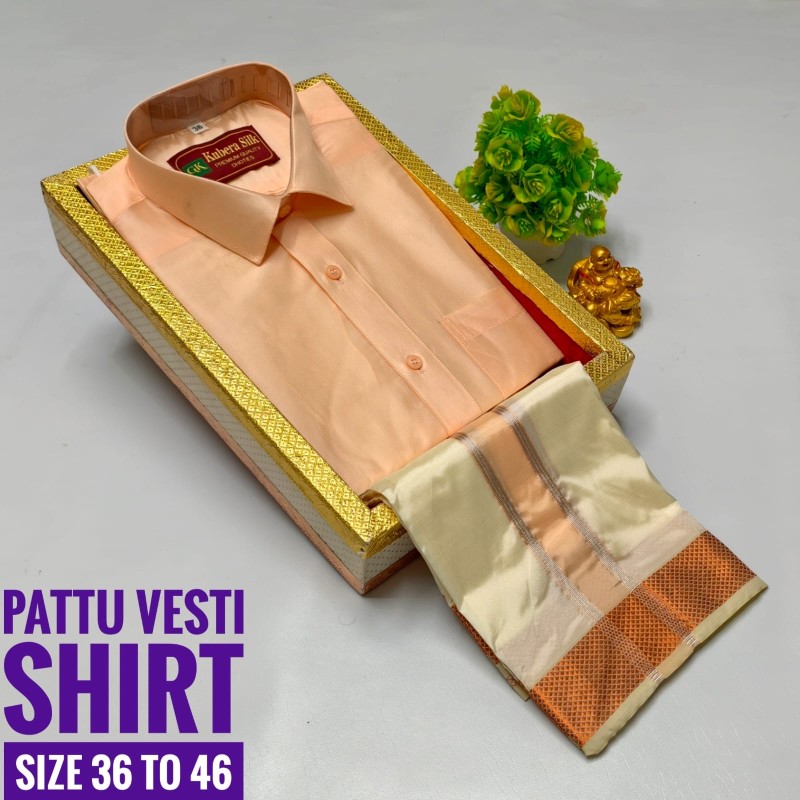 Pattu Dhoti Shirt